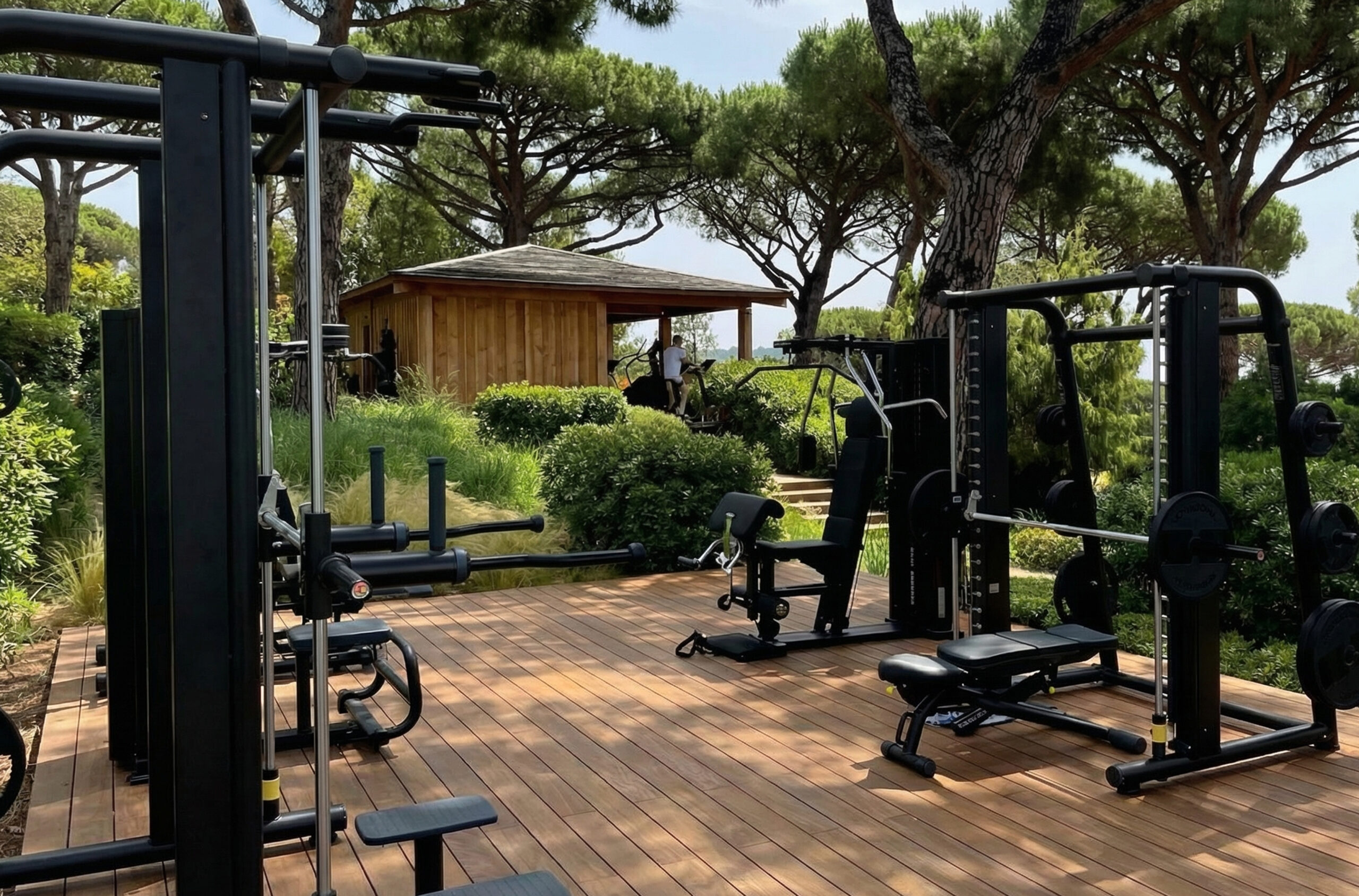 Outdoor + Indoor Gymnasium